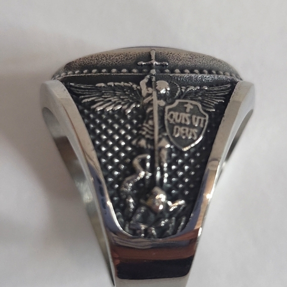 1821- Lapis Lazuli Natural Gemstone Handmade Men's Ring Size 9 NWT - Picture 8 of 8